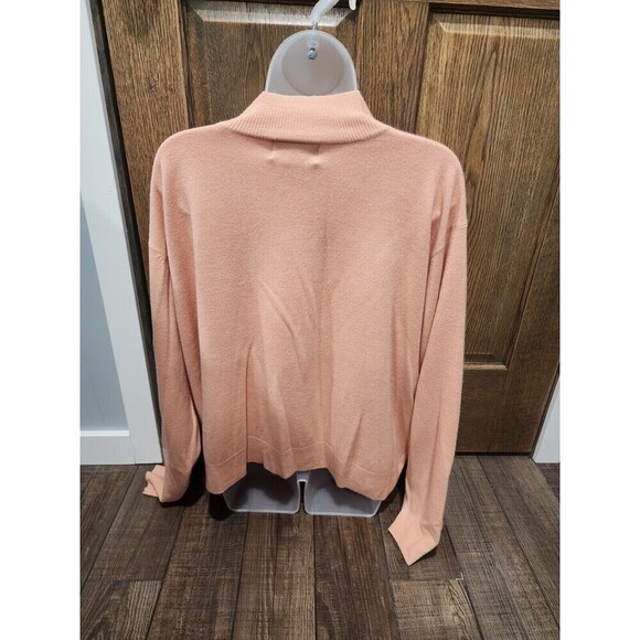 BFA Classics Sweater Womens 3X Long Sleeve Light Orange 100% Acrylic SOFT - Picture 3 of 5